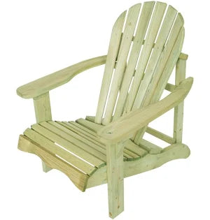 PRESSURE TREATED SINGLE ADIRINDACK CHAIR