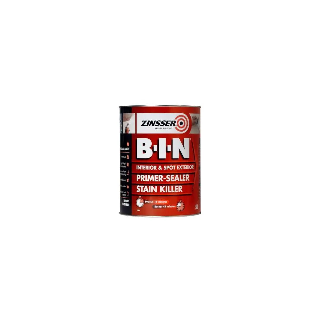 ZINSSER B-I-N PRIMER SEALER 5L RELAY