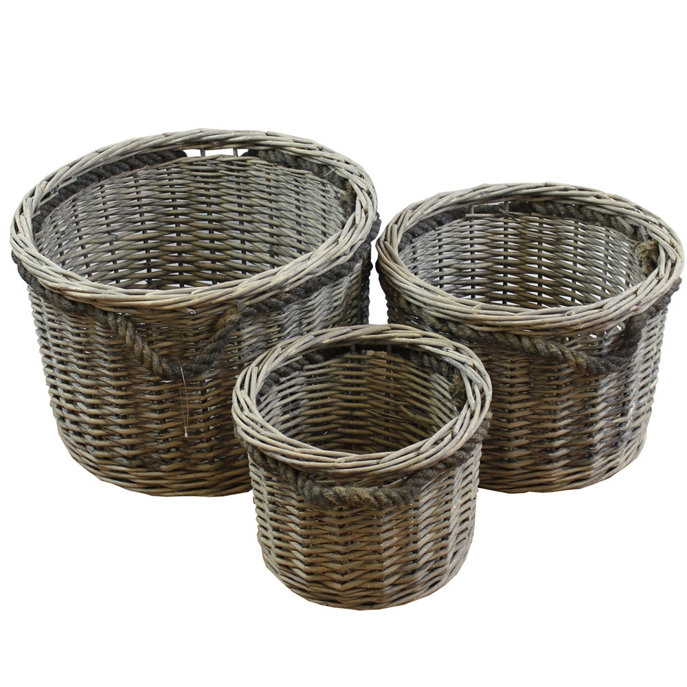 CHUNKY MED ROUND BASKET