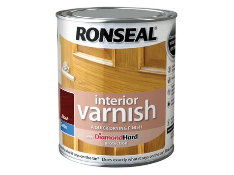 RONSEAL DIAMOND INTERIOR VARNISH TEAK 250ML