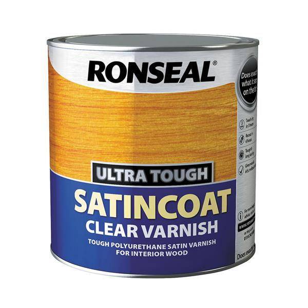 RONSEAL ULTRA TOUGH CLEAR SATIN VARNISH 2.5L