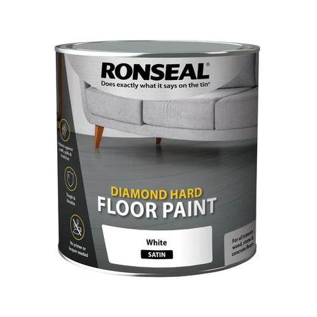RONSEAL DIAMOND FLOOR PAINT WHITE 2.5L