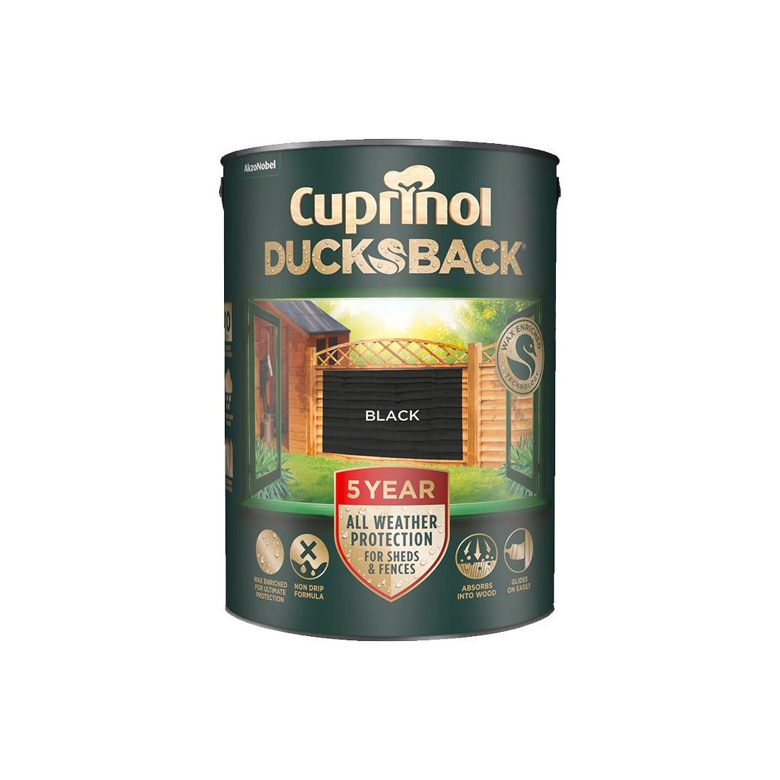 CUPRINOL DUCKSBACK BLACK 5L