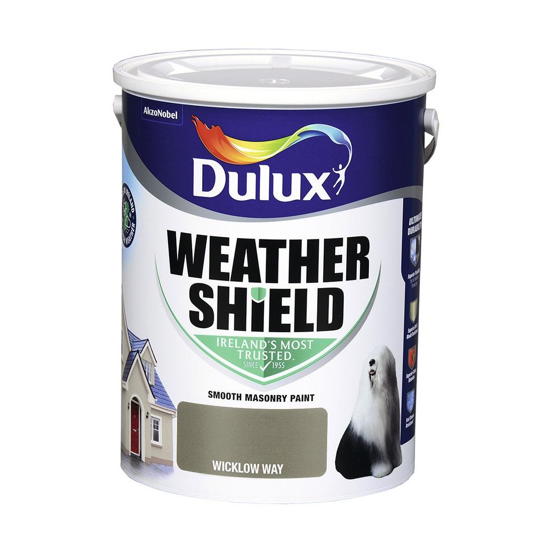 DULUX WEATHERSHIELD WICKLOW WAY 5L
