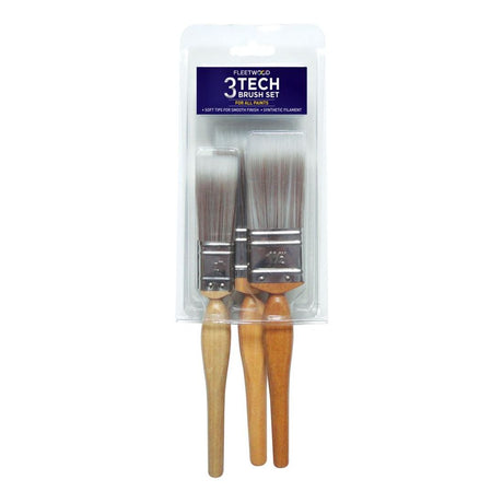 FLEETWOOD 3 PIECE TECH BRUSH SET