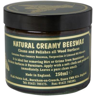 NATURAL CREAMY BEESWAX DARK 250ML