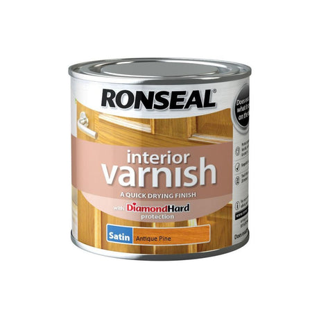 RONSEAL INTERIOR VARNISH ANTIQUE PINE 250ML