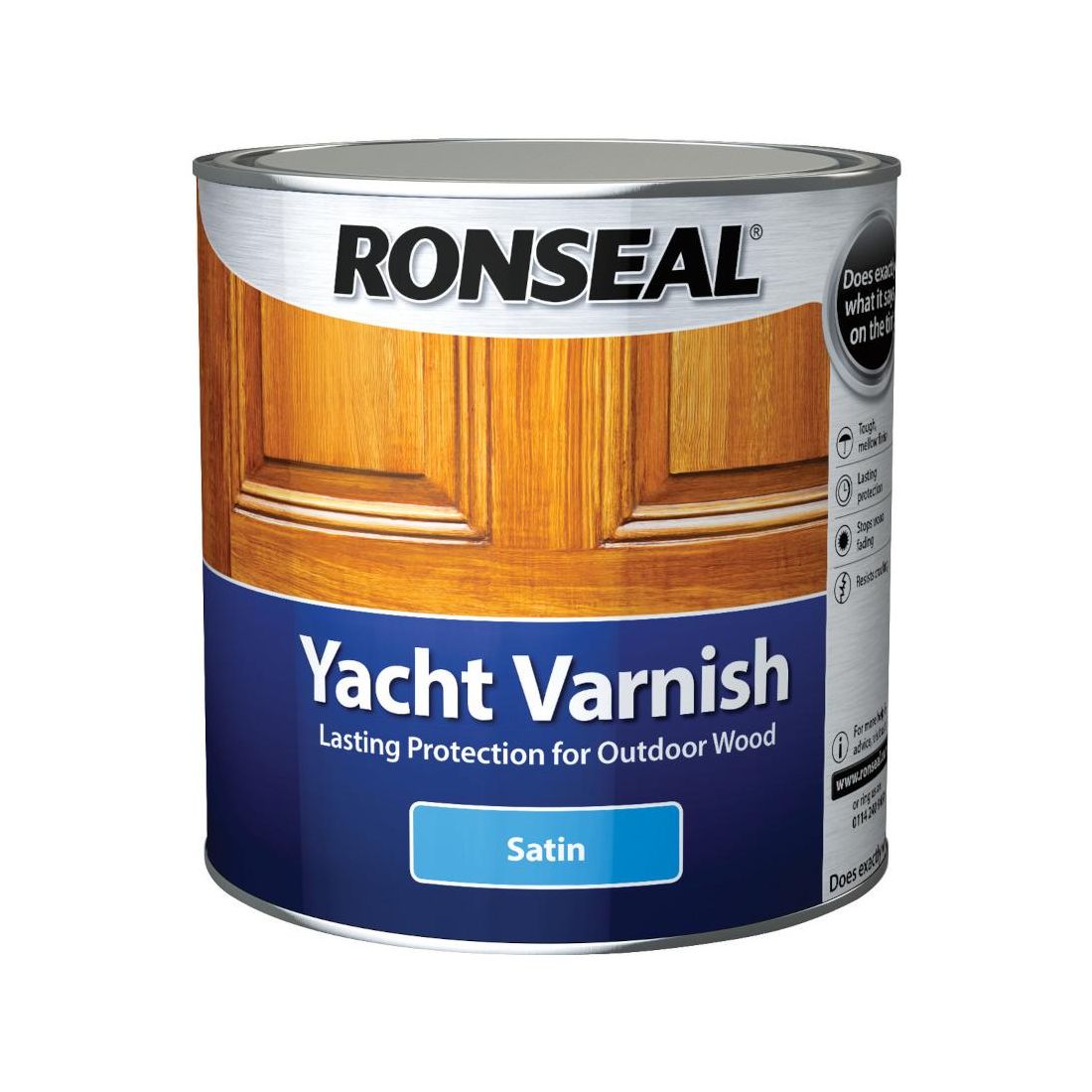 RONSEAL EXTERIOR YACHT VARNISH SATIN 2.5L
