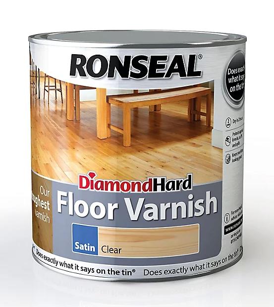 RONSEAL DIAMOND CLEAR SATIN VARNISH 2.5L