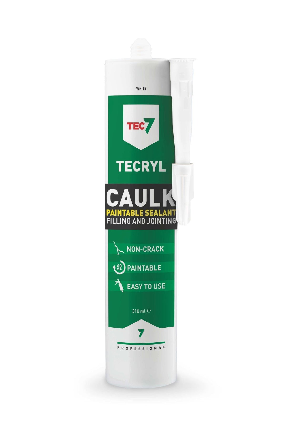TEC 7 CAULK 310ML -  Quality acrylic sealant.