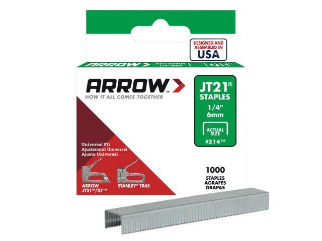 ARROW JT21 STAPLES 6MM