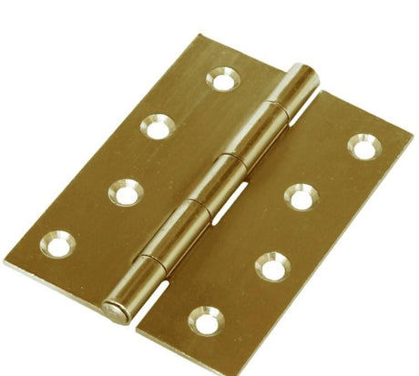PERRY LIGHT BRASS BUTT HINGE 100MM 4"