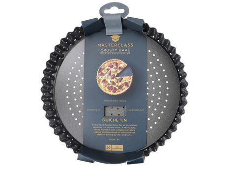 MASTER CLASS QUICHE TIN NON-STICK BASE 8"