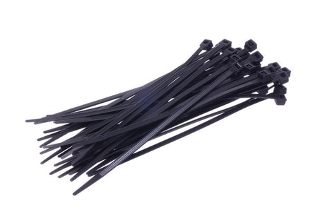 CABLE TIES BLACK 4.8 X 200MM