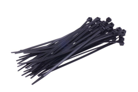 CABLE TIES BLACK 4.8 X 200MM