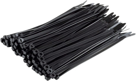 ARC CABLE TIES BLACK 4.8 X 300MM