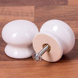SECURIT WHITE CERAMIC KNOBS 35MM