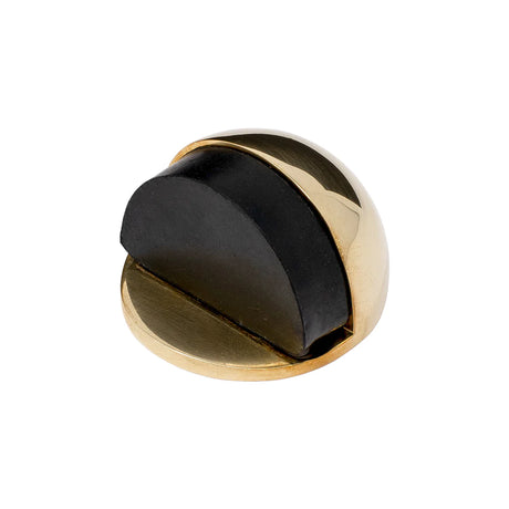 SECURIT BRASS OVAL DOOR STOP 50MM