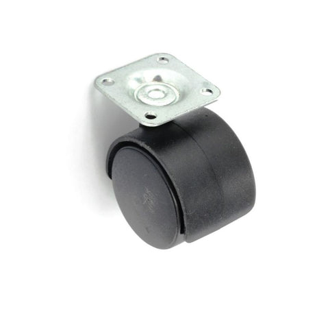 SECURIT TWIN WHEEL CASTOR PLATE FITTING 40MM
