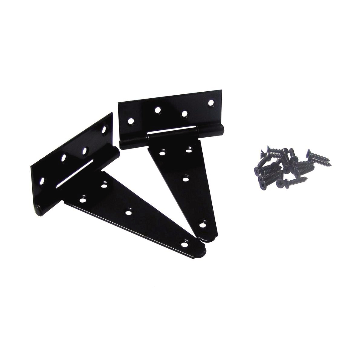 PERRY LIGHT TEE HINGES BLACK 100MM 4"