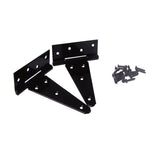PERRY LIGHT TEE HINGES BLACK 100MM 4"