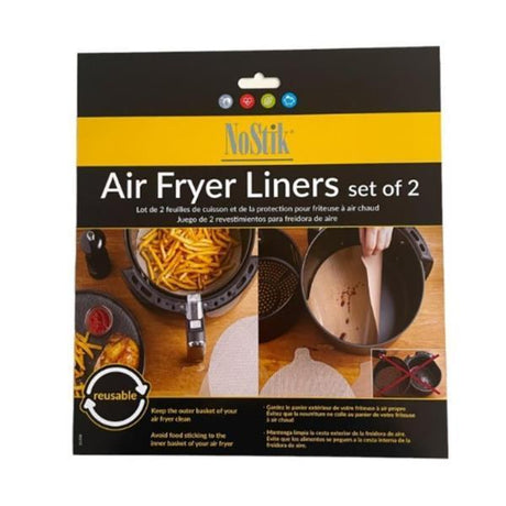 NOSTIK AIR FRYER LINERS SET OF 2
