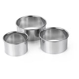 TALA SET OF 3 PLAIN PASTRY CUTTERS