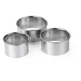 TALA SET OF 3 PLAIN PASTRY CUTTERS