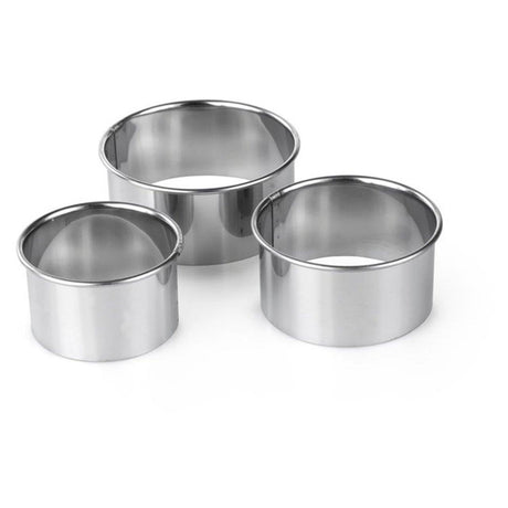 TALA SET OF 3 PLAIN PASTRY CUTTERS