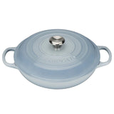LE CREUSET SHALLOW CASSEROLE 26CM COASTAL BLUE