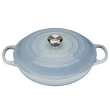 LE CREUSET SHALLOW CASSEROLE 26CM COASTAL BLUE