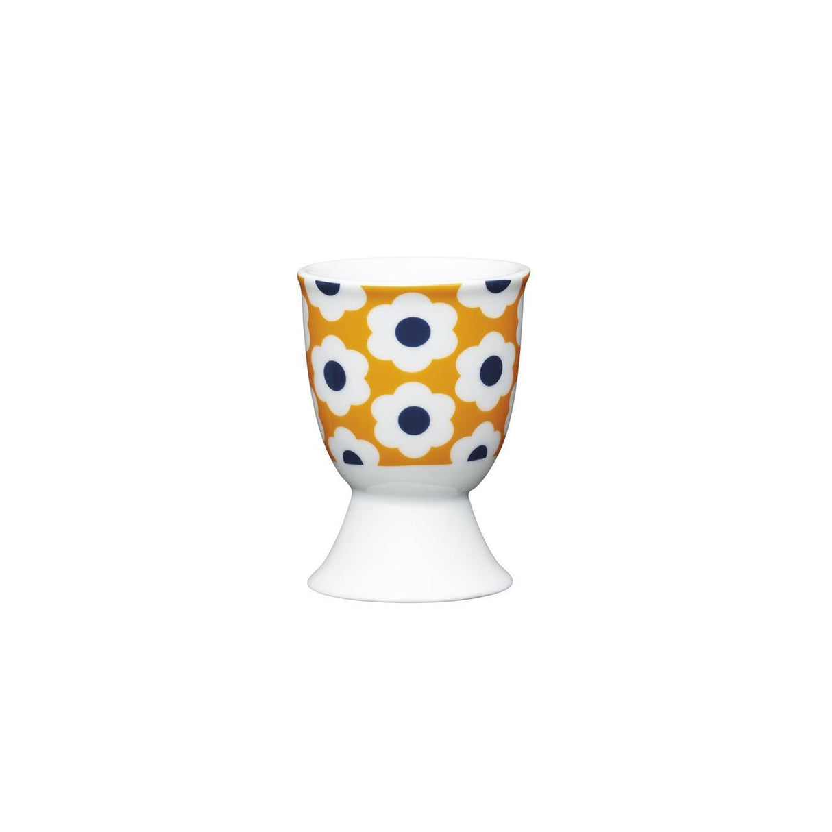 KITCHEN CRAFT EGG CUP RETRO FLOWER SPOT