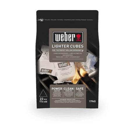 WEBER LIGHTER CUBES WHITE