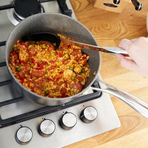 STELLAR ROCKTANIUM 18CM NON-STICK SAUCEPAN