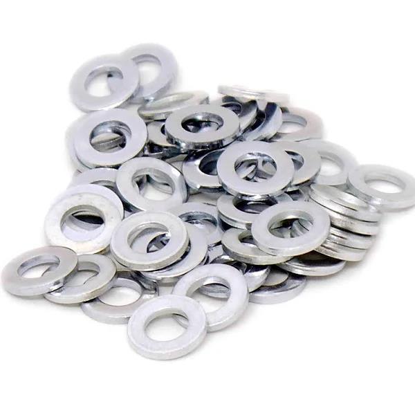 M6 FLAT WASHERS ZINC PLATED PACK OF 40