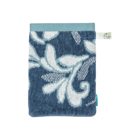 wash glove floral organic cotton