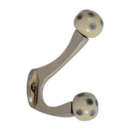 hook ceramic cream /grey spot