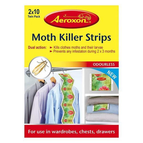 AEROXON MOTH KILLER STRIPS 2 PACK
