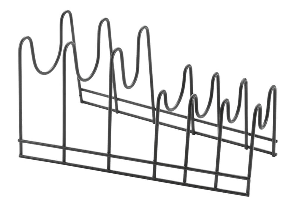 METALTEX LIDEO PLATE RACK BLACK