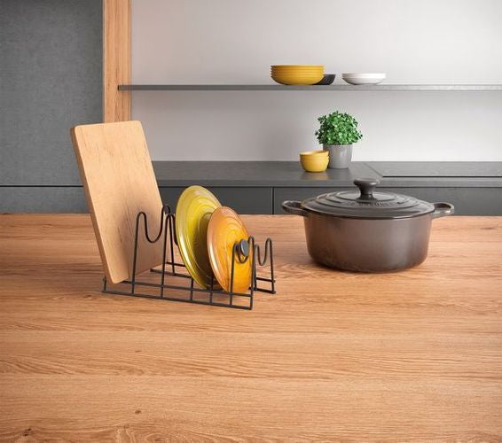 METALTEX LIDEO PLATE RACK BLACK