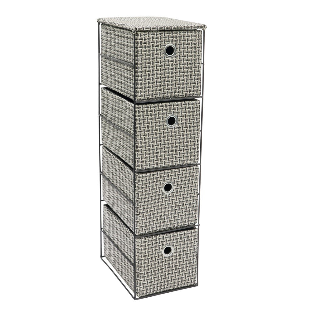 FABRIC 4 DRAWER STORAGE