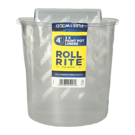 FLEETWOOD ROLL RITE PAINT POT LINERS 3 PACK