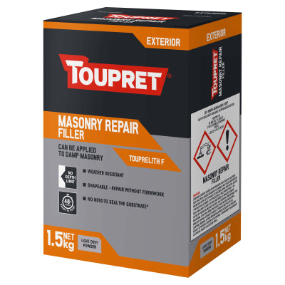 TOUPRET EXTERIOR MASONRY REPAIR FILLER 1.5KG