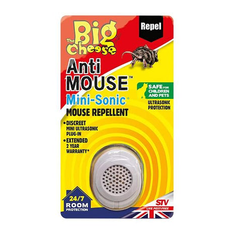 THE BIG CHEESE ANTI MOUSE MINI SONIC MOUSE REPELLENT