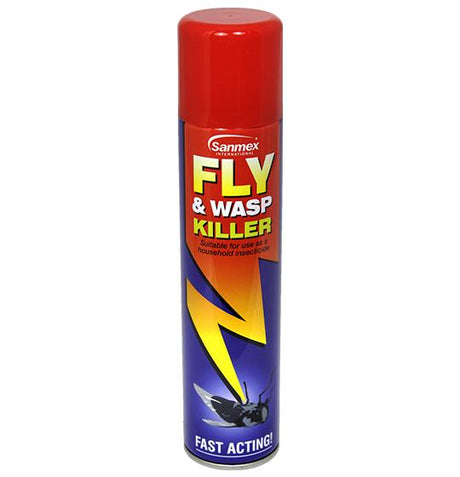 SANMEX FLY & WASP KILLER SPRAY 300ML