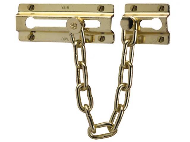 YALE P1037 DOOR CHAIN BRASS FINISH