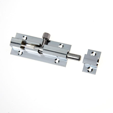 SECURIT CHROME DOOR BOLT 100MM