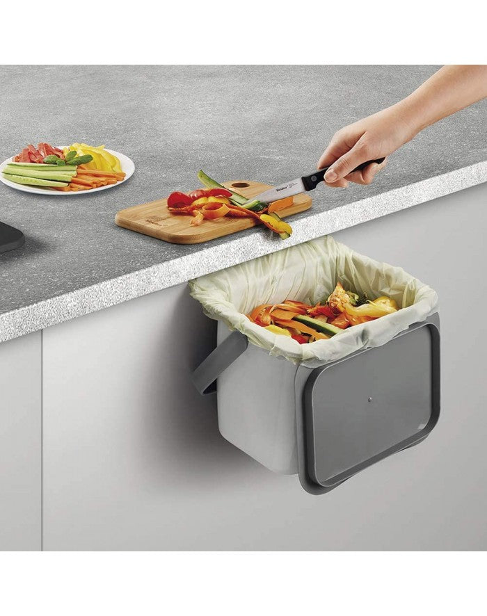 METALEX ORGANIC WASTE BIN GREY