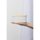 butter dish blue stars