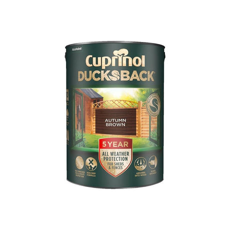 CUPRINOL DUCKSBACK AUTUMN BROWN 5L